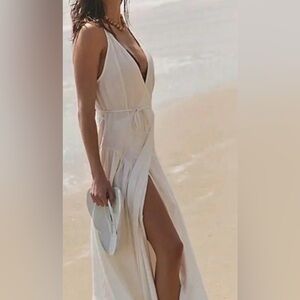Free People free-est Maisie midi wrap dress